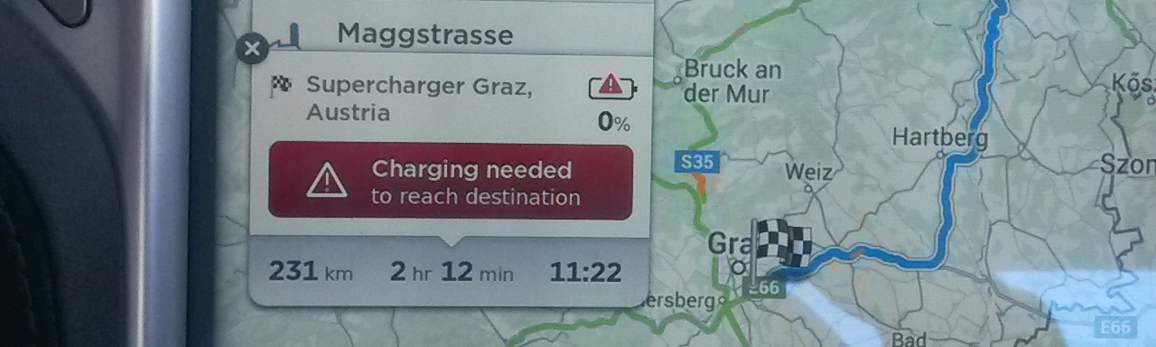 Charging needed to reach your destination